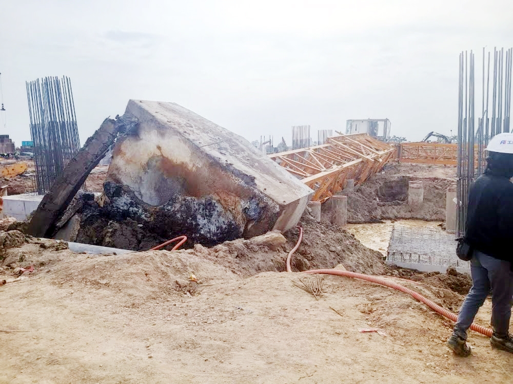 Bắc Giang: Tai nạn lao động tại công trình xây dựng nhà máy Foxconn