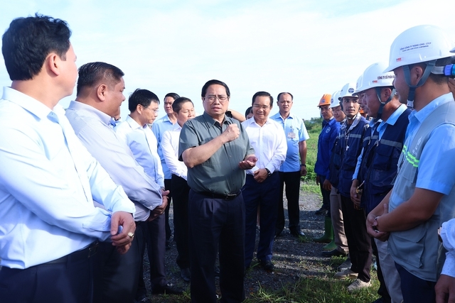 Thủ tướng kiểm tra dự án đường vành đai 3 TPHCM qua Long An