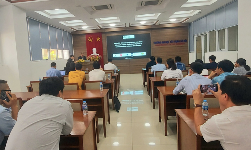 Hội thảo “Cơ sở hạ tầng dữ liệu GEOdata và khoa học công dân hỗ trợ sự phát triển bền vững cho các cộng đồng nông thôn khu vực tỉnh Quảng Nam”