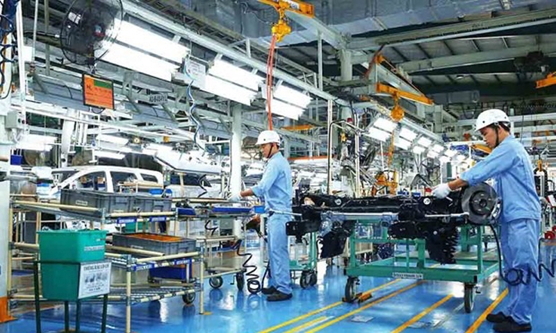 Chỉ số sản xuất toàn ngành công nghiệp trong tháng Bảy tăng 3,9%