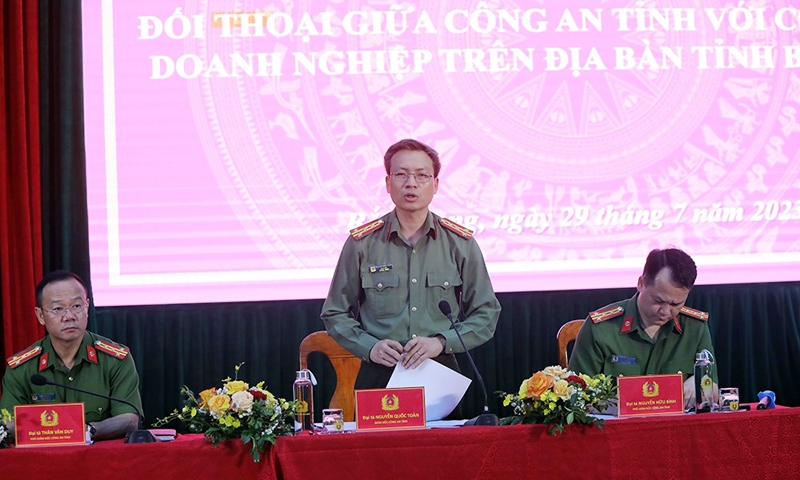 Công an tỉnh Bắc Giang tổ chức đối thoại, tháo gỡ khó khăn cho các doanh nghiệp