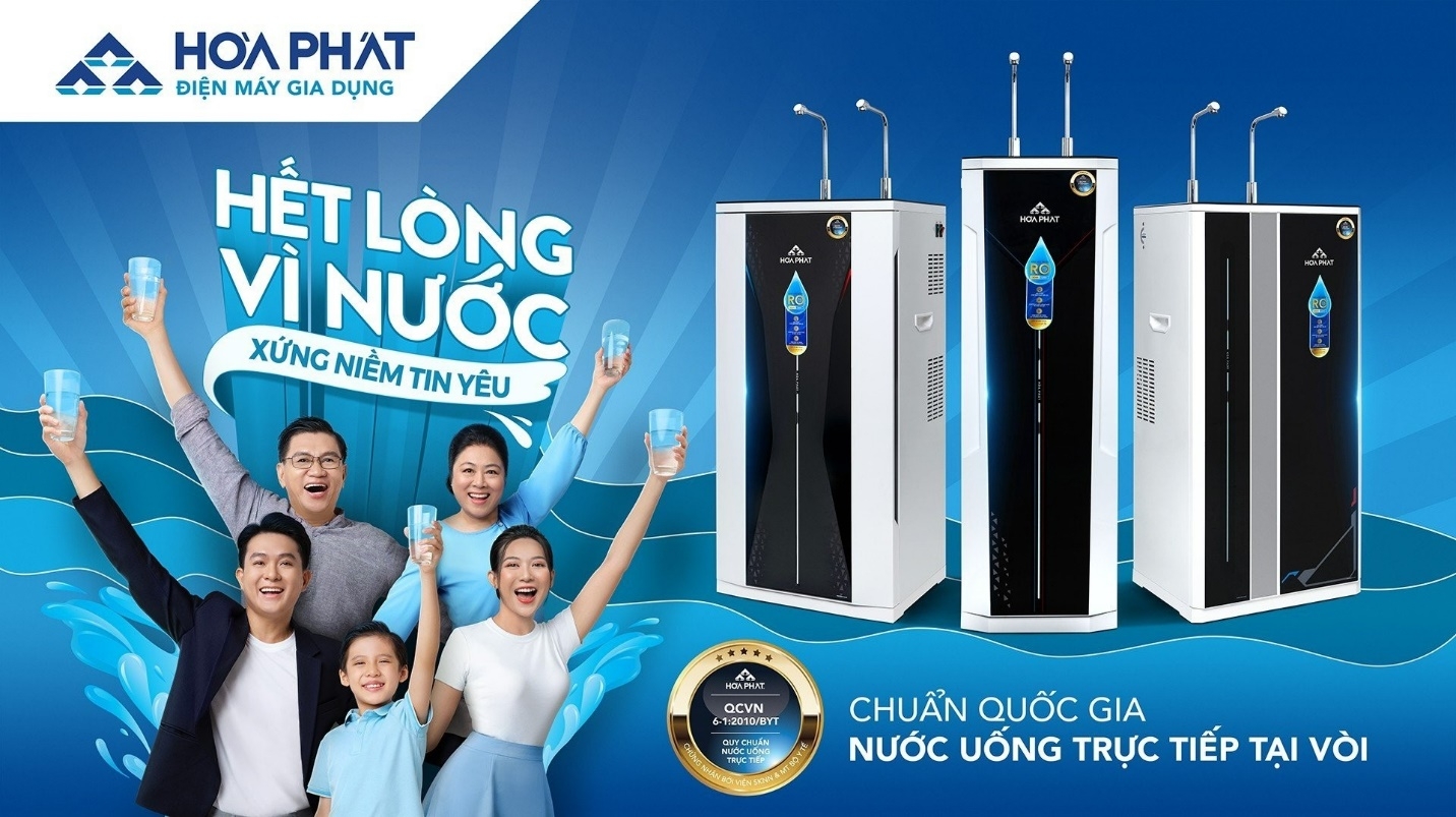 Hòa Phát đầu tư đồng bộ và toàn diện cho nhà máy sản xuất máy lọc nước