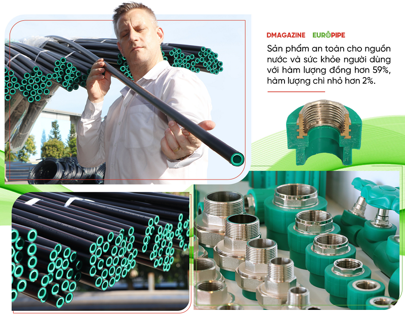 Những dòng sản phẩm chủ lực của thương hiệu ống nhựa Châu Âu Xanh (EUROPIPE)