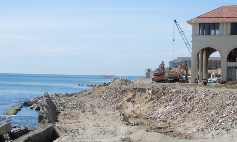 Quảng Nam: Thực hiện dự án Chống xói lở và bảo vệ bền vững bờ biển Hội An do Cơ quan Phát triển Pháp tài trợ
