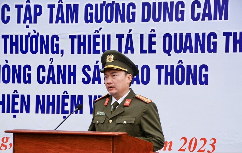 Công an Lâm Đồng phát động thi đua học tập tấm gương anh dũng hy sinh của 3 cán bộ Cảnh sát Giao thông