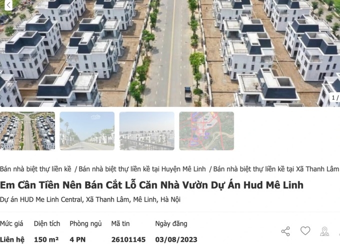 Nhà đầu tư ồ ạt cắt lỗ biệt thự sau một năm 