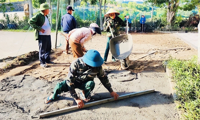 Vũ Quang (Hà Tĩnh): Huy động các nguồn lực để thực hiện các tiêu chí Nông thôn mới