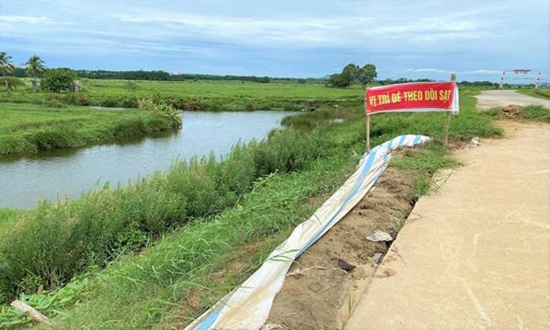 Thanh Hóa: Chi 32 tỷ xử lý khẩn cấp sạt lở đê tả sông Mã