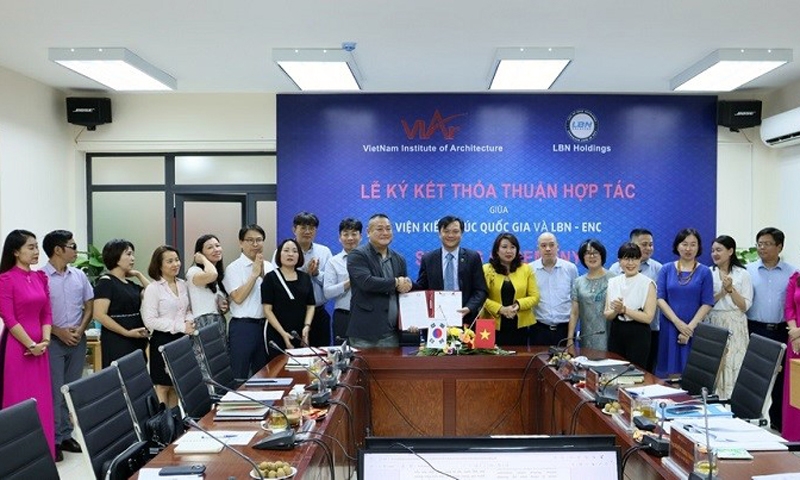 Viện Kiến trúc quốc gia ký thỏa thuận hợp tác với Công ty LBN-ENC (Hàn Quốc)