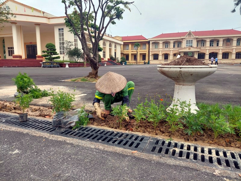 Tam Dương (Vĩnh Phúc): Chỉnh trang đô thị hướng tới kỷ niệm 25 năm ngày tái lập huyện