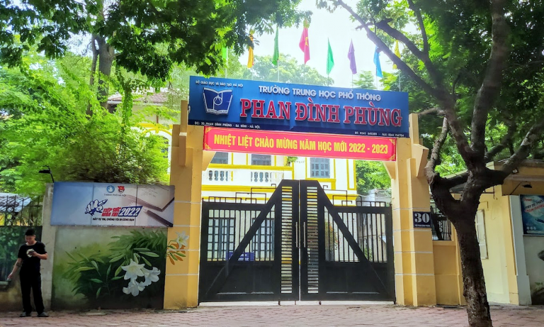 Trường THPT Phan Đình Phùng (ảnh minh họa).

