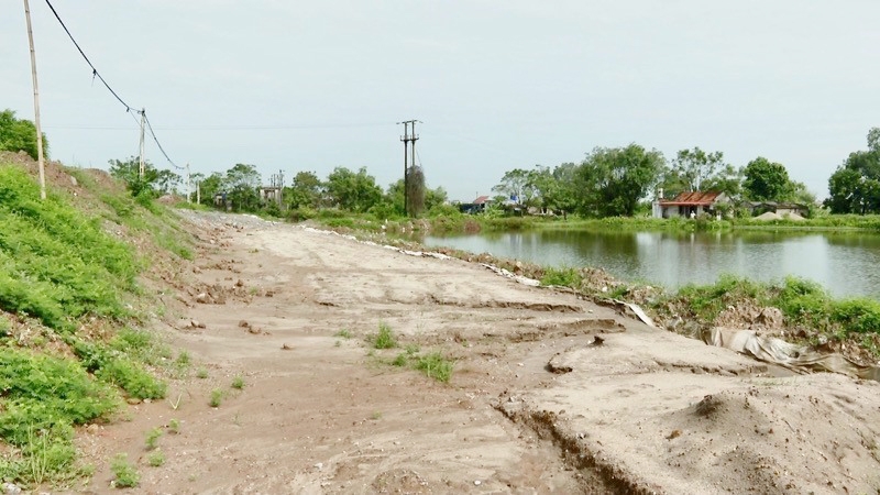 Ninh Bình: Vướng giải phóng mặt bằng, Dự án tuyến đường ĐT.482 có nguy cơ chậm tiến độ