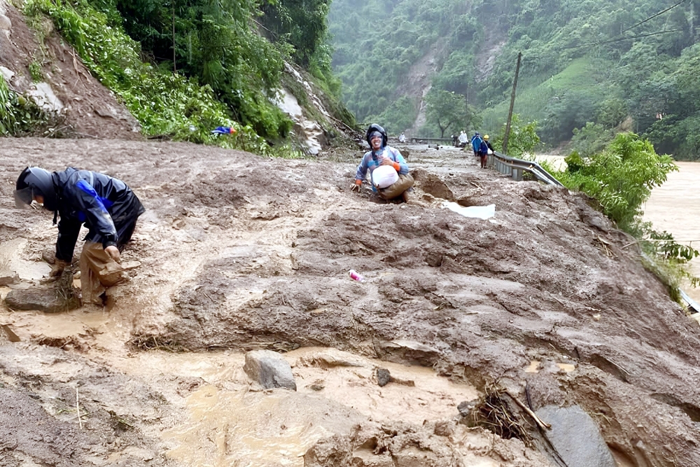 Yên Bái: Nhiều hoạt động tài trợ khắc phục hậu quả do lũ quét gây ra tại huyện Mù Cang Chải