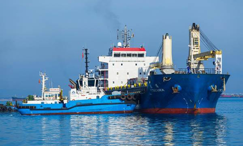 Cảng tổng hợp container Hòa Phát Dung Quất đưa bến đầu tiên vào khai thác
