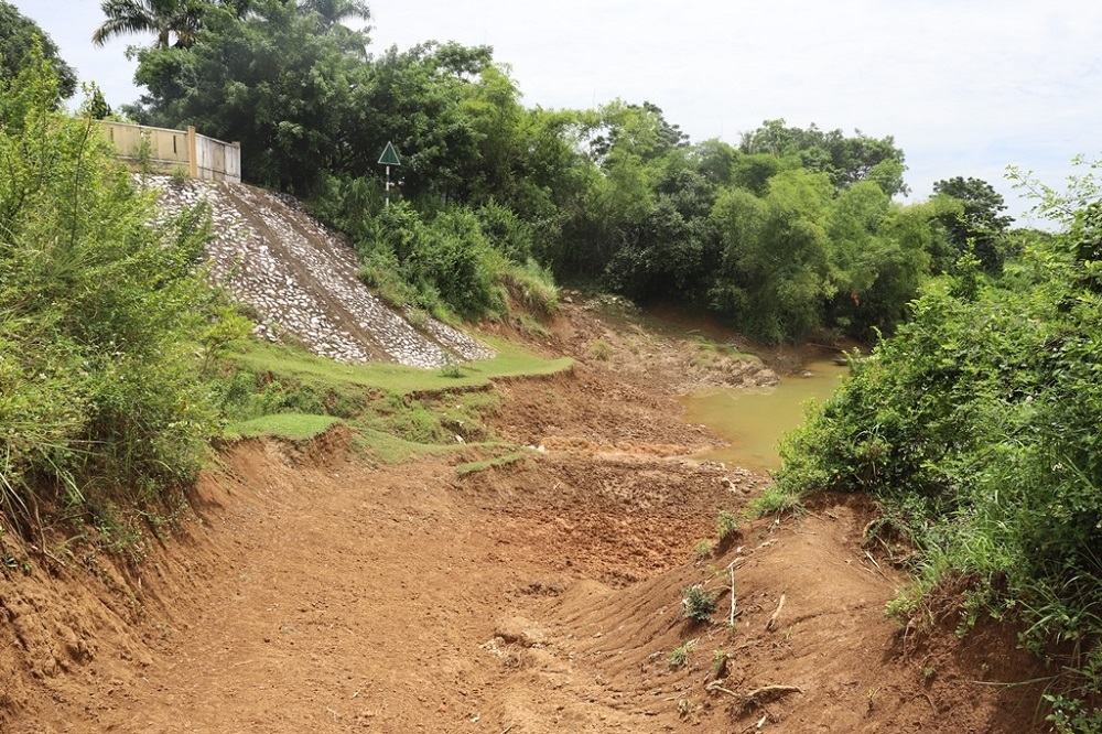 Thanh Hóa: Kiểm tra một số điểm phòng chống lụt bão huyện Lang Chánh và Thạch Thành