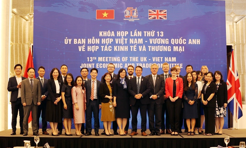 Khóa họp thứ 13 Ủy ban Hỗn hợp về hợp tác kinh tế và thương mại Việt Nam – Vương quốc Anh (JETCO 13)
