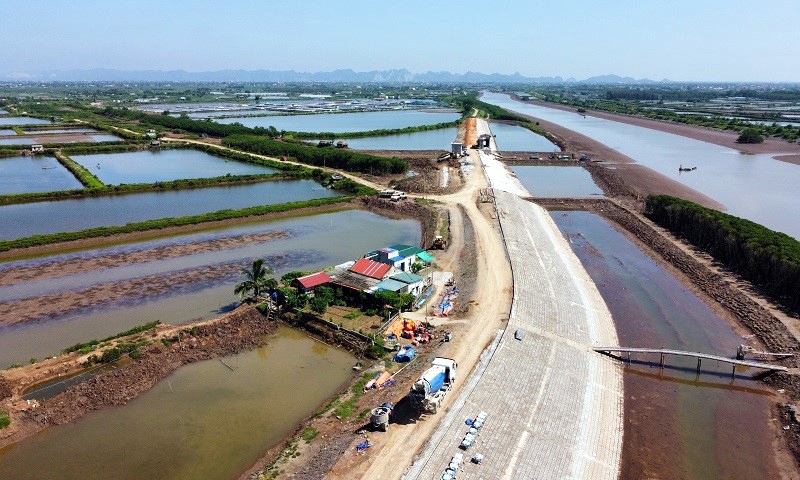 Thanh Hóa: Điều chỉnh dự án đê biển, đê cửa sông Nga Sơn
