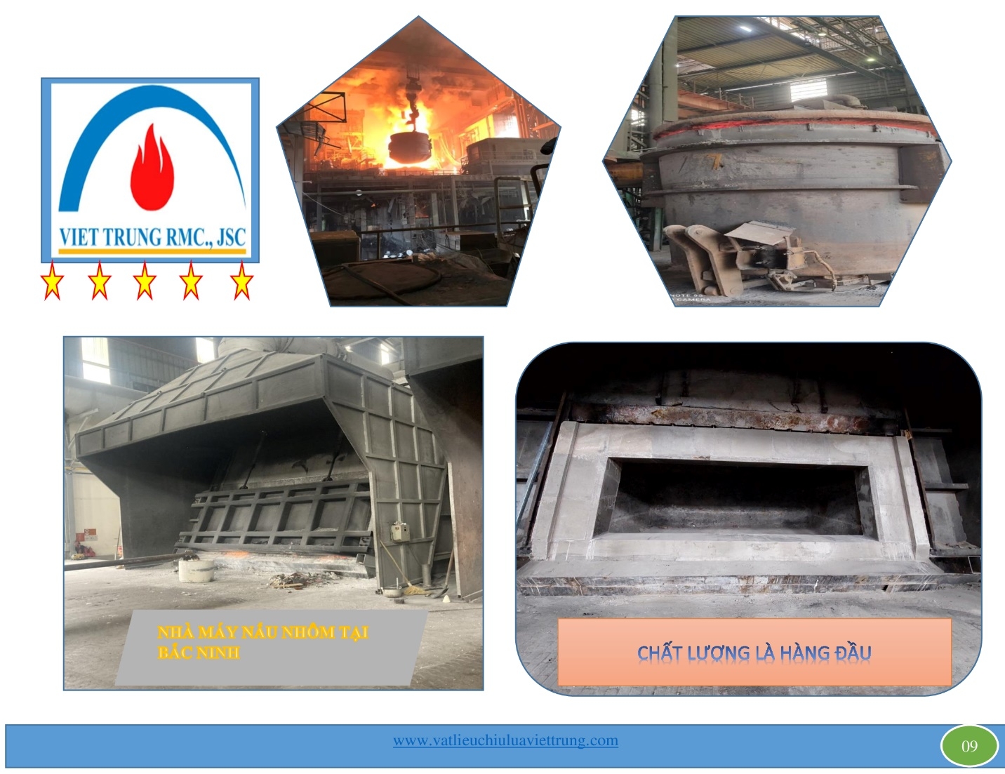 Bê tông chịu lửa Việt Trung, sản phẩm Việt đạt chất lượng quốc tế