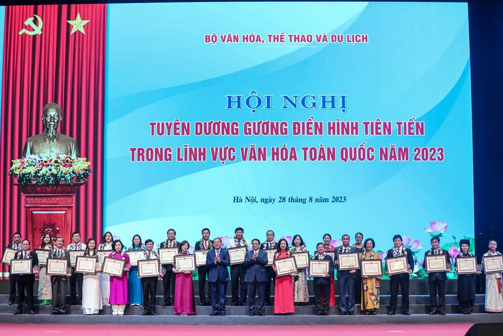 Tôn vinh 78 gương điển hình tiên tiến lĩnh vực văn hóa toàn quốc