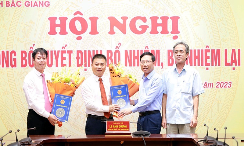 Bắc Giang: Trao Quyết định bổ nhiệm Giám đốc Sở Xây dựng