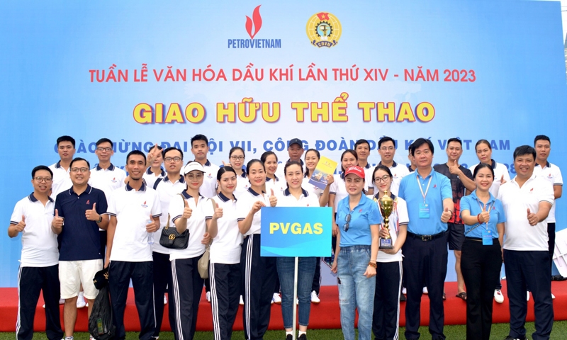 PV GAS/ PV GAS LPG đạt thành tích cao tại Giải giao hữu thể thao chào mừng Đại hội VII Công đoàn Dầu khí Việt Nam