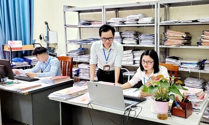 Tam Dương (Vĩnh Phúc): Đổi mới trong công tác cấp đổi giấy chứng nhận quyền sử dụng đất