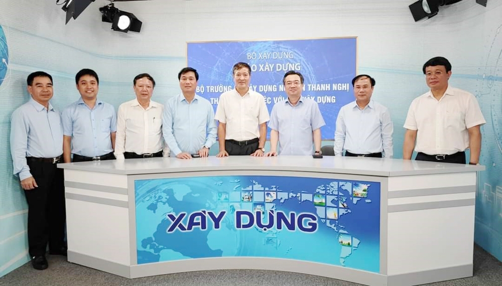 Bộ trưởng Bộ Xây dựng Nguyễn Thanh Nghị khai trương trường quay mới của Báo Xây dựng