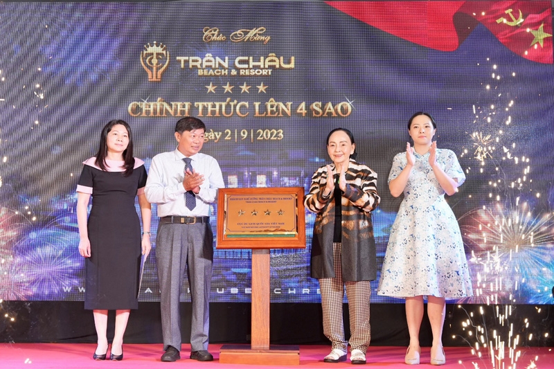 Trân Châu Resort công bố đạt chuẩn 4 sao