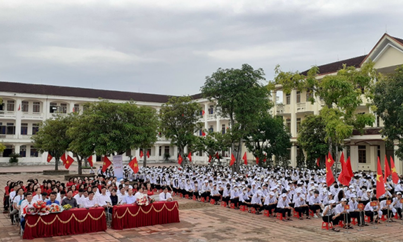 Hà Tĩnh: Hơn 362.000 giáo viên, học sinh rộn ràng bước vào năm học mới