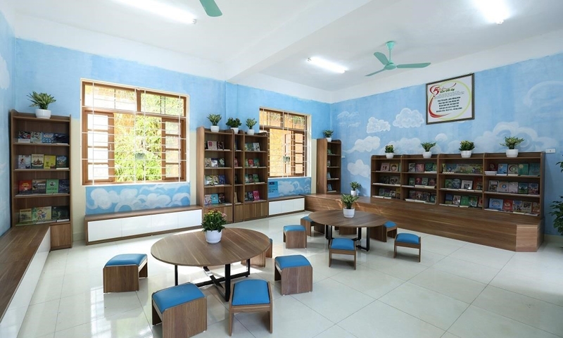 Vietnam Airlines xây dựng Thư viện sách cho trẻ em vùng cao khó khăn