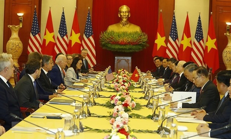 Việt Nam-Hoa Kỳ nâng cấp quan hệ lên Đối tác Chiến lược Toàn diện