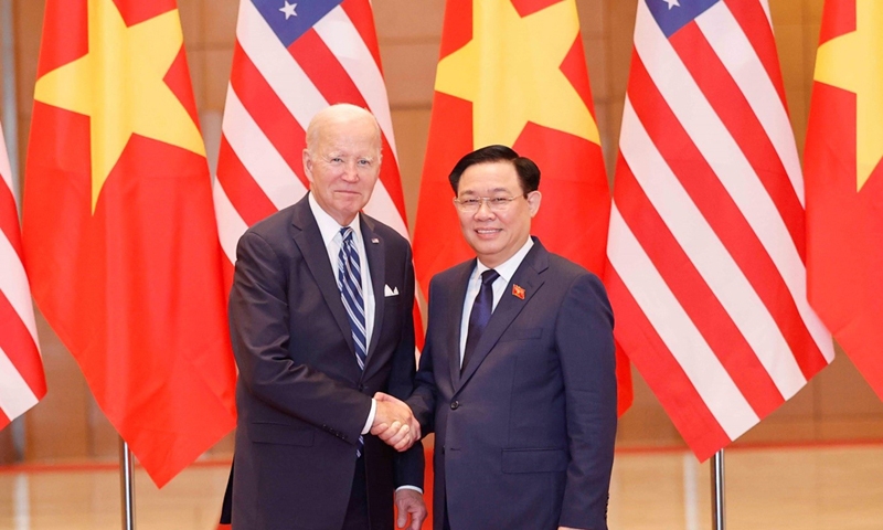 Chủ tịch Quốc hội Vương Đình Huệ hội kiến Tổng thống Hoa Kỳ Joseph R.Biden