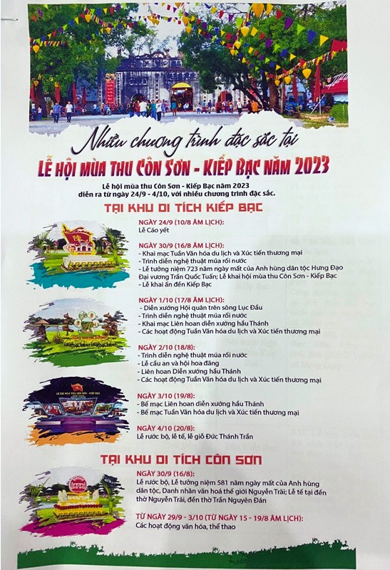 Nhiều hoạt động văn hóa đặc sắc trong Festival Chí Linh – Hải Dương năm 2023