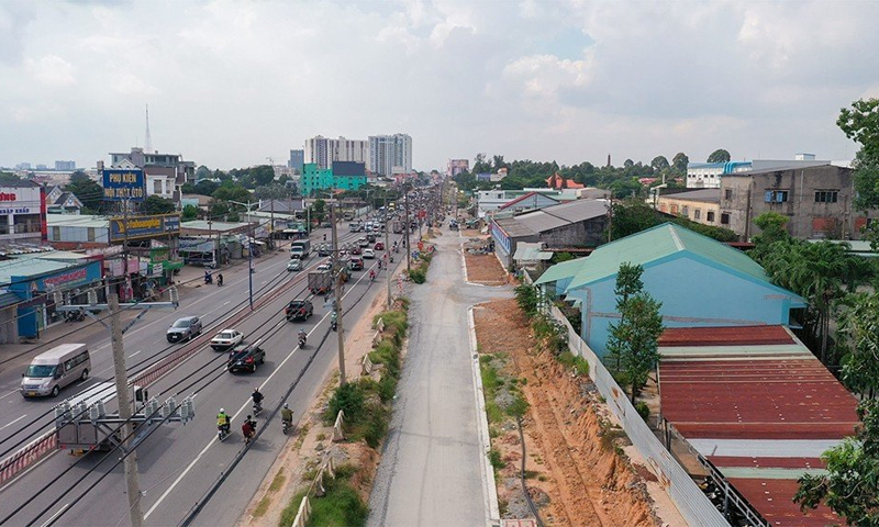 Cận cảnh dự án mở rộng Quốc lộ 13 nối Thành phố Hồ Chí Minh – Bình Dương