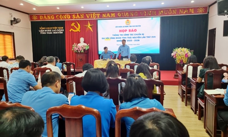 Thái Nguyên: Sẽ có 500 đại biểu dự Đại hội Công đoàn tỉnh lần thứ XVII