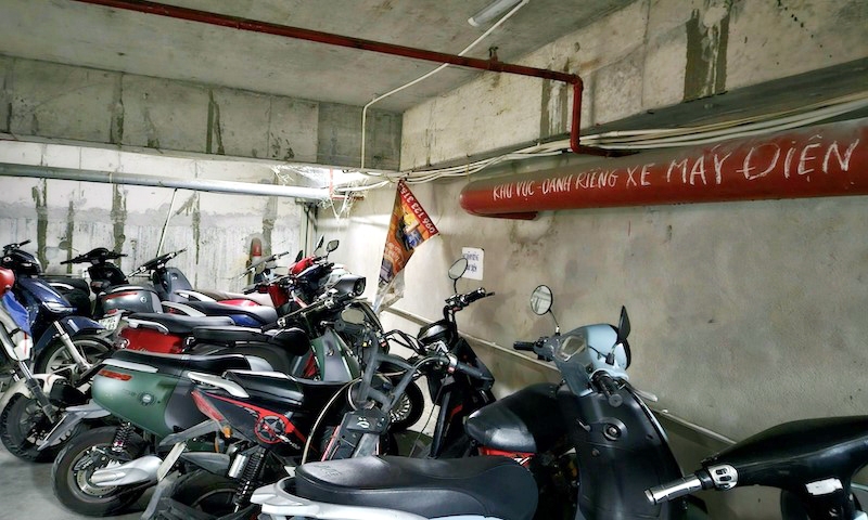 Nghệ An: Bỏ quy định cấm sạc pin xe ôtô, xe mô tô trong khu vực tầng hầm chung cư