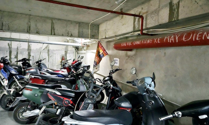 Nghệ An: Bỏ quy định cấm sạc pin xe ôtô, xe mô tô trong khu vực tầng hầm chung cư