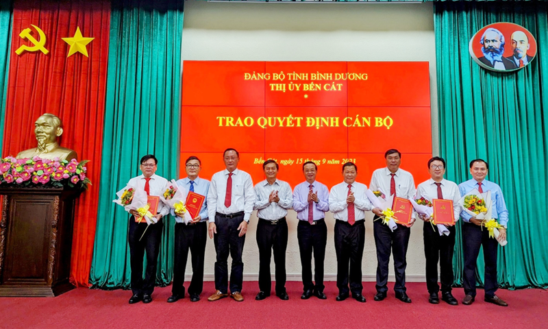 Bình Dương: Ông Trần Ngọc Sang được bổ nhiệm Trưởng phòng Quản lý đô thị Bến Cát