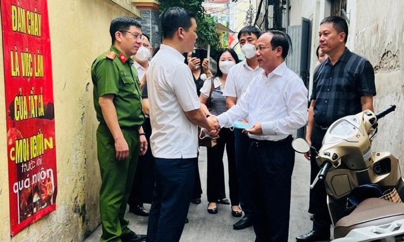 Bộ Xây dựng chia buồn với các gia đình trong vụ cháy chung cư tại quận Thanh Xuân