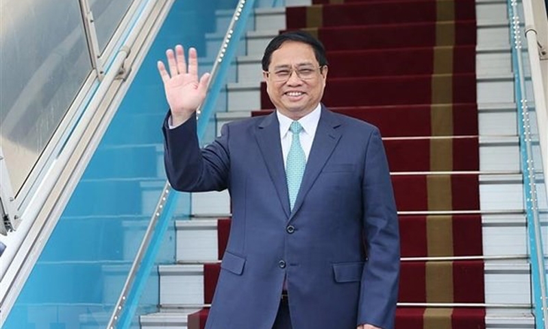 Thủ tướng Phạm Minh Chính bắt đầu lên đường thăm chính thức Brazil
