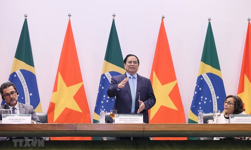 Năm định hướng lớn thúc đẩy quan hệ Việt Nam-Brazil lên tầm cao mới