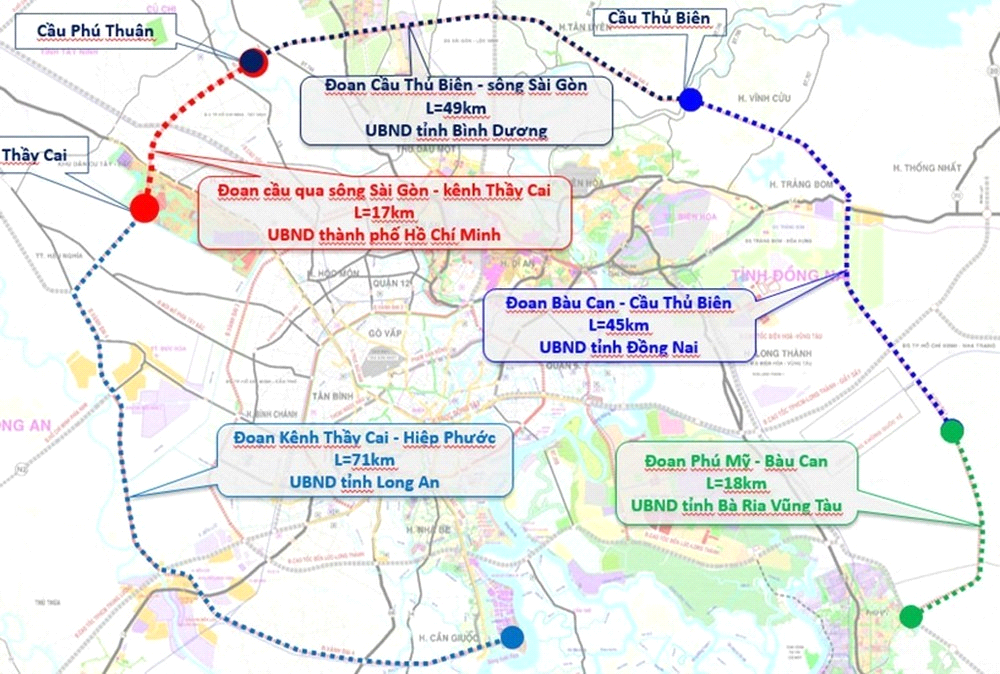 Thành phố Hồ Chí Minh: Điều chỉnh hướng tuyến Vành đai 4, tiết kiệm hơn 4.000 tỷ đồng