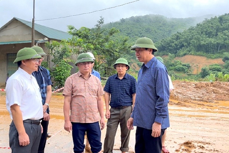 Thanh Hóa: Lãnh đạo tỉnh đi kiểm tra, chỉ đạo công tác phòng chống mưa lũ tại các địa bàn trọng điểm