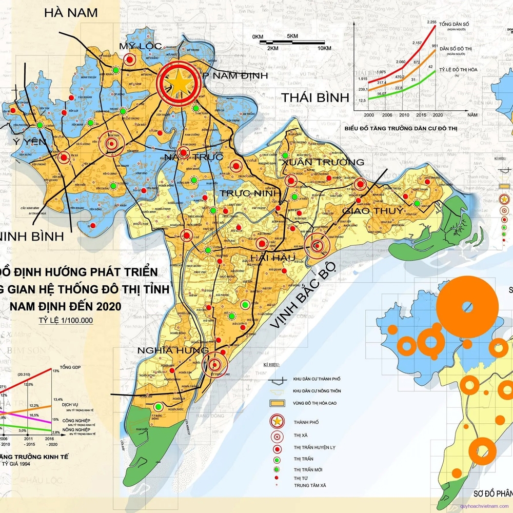 Thành phố Nam Định: Công bố quy hoạch phân khu I, phân khu II