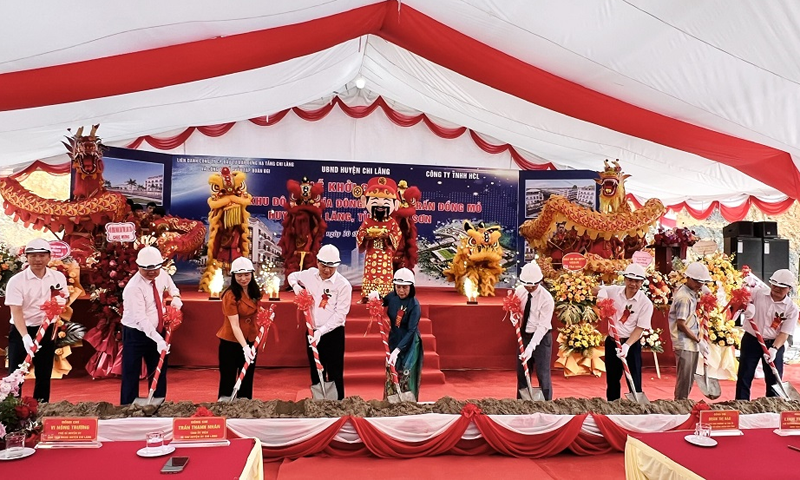 Lạng Sơn: Khởi công dự án khu đô thị phía Đông Nam thị trấn Đồng Mỏ
