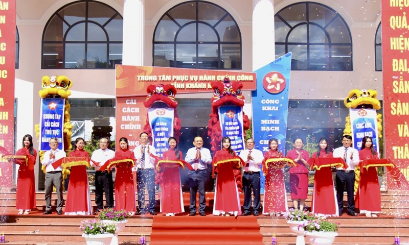 Trung tâm Phục vụ hành chính công tỉnh Khánh Hòa chính thức hoạt động