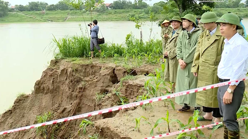 Vĩnh Lộc (Thanh Hoá): Sạt lở nghiêm trọng bờ tả sông Mã “còn đâu bãi mía nương dâu”