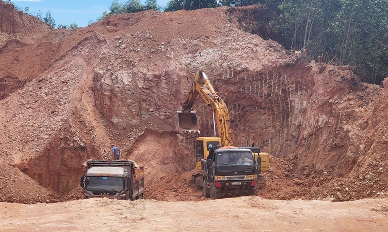 Bình Định: Quản lý khai thác khoáng sản tại An Nhơn, Tây Sơn, Vân Canh
