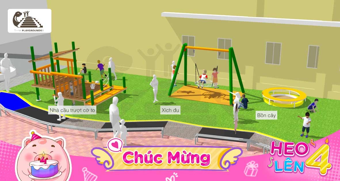 Think Playgrounds xây dựng sân chơi cho trẻ em khiếm thị tại Bắc Ninh