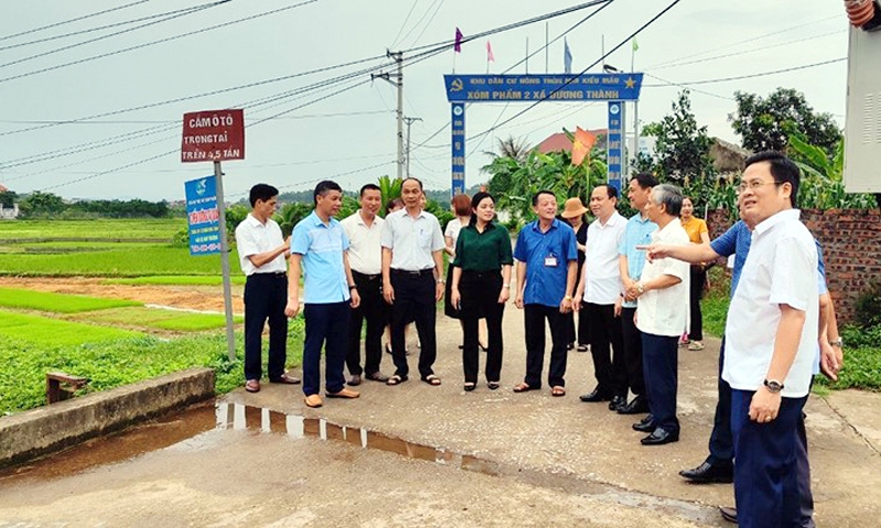 Phú Bình (Thái Nguyên): Phấn đấu đạt chuẩn huyện nông thôn mới nâng cao vào năm 2025